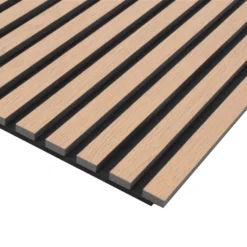 Dekoratyvinė akustinė dailylentė Neuhofer Holz Oak, 240 cm x 57.25 cm x 1.9 cm