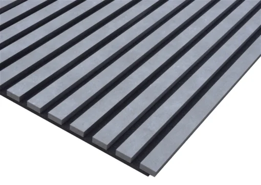 Dekoratyvinė akustinė dailylentė Neuhofer Holz Beton, 240 cm x 57.25 cm x 1.9 cm