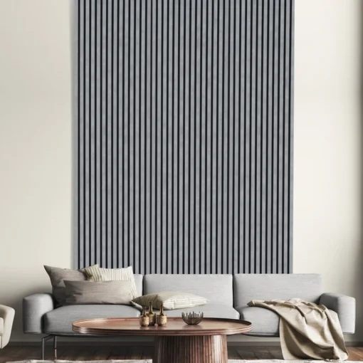 Dekoratyvinė akustinė dailylentė Neuhofer Holz Beton, 240 cm x 57.25 cm x 1.9 cm - Image 6