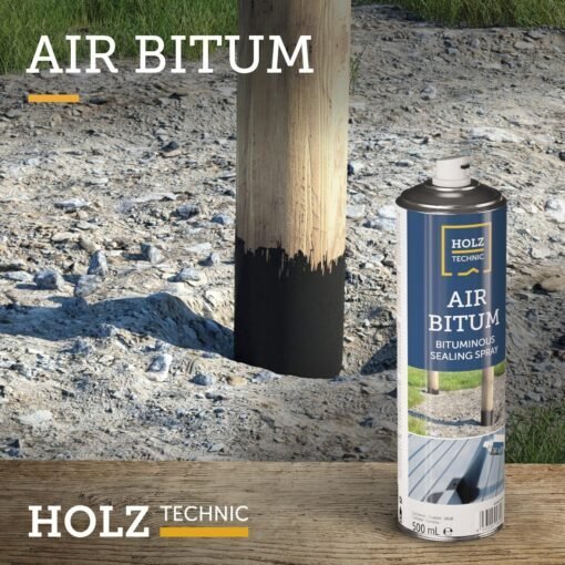 Purškiama bituminė hidroizoliacija AIRBITUM 500 black - Image 3