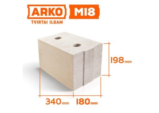 Silikatiniai blokeliai Arko M 120-240mm - Image 4