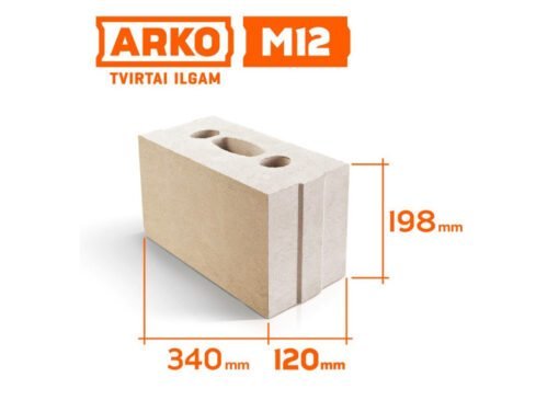 Silikatiniai blokeliai Arko M 120-240mm - Image 2