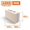 Silikatiniai blokeliai Arko M-10, pertvaroms, 100mm