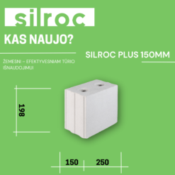Silikatiniai blokeliai SILROC PLUS 150
