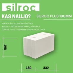 Silikatiniai blokeliai SILROC PLUS 180